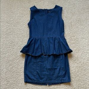 Denim Dress with Ruffles purchased in Seoul